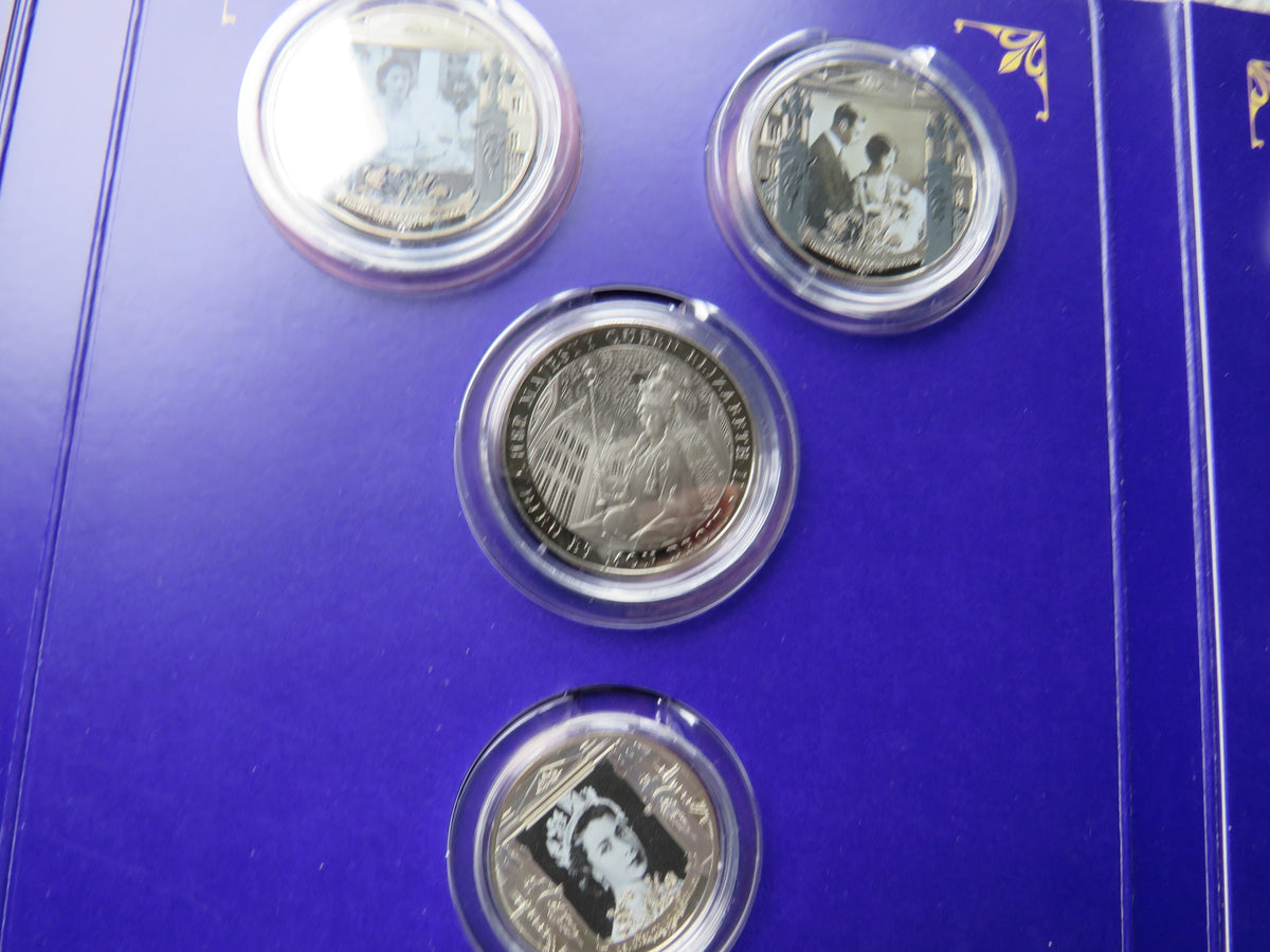 Queen Elizabeth II 1926-2022 Gibraltar Proof Crown Coin Set