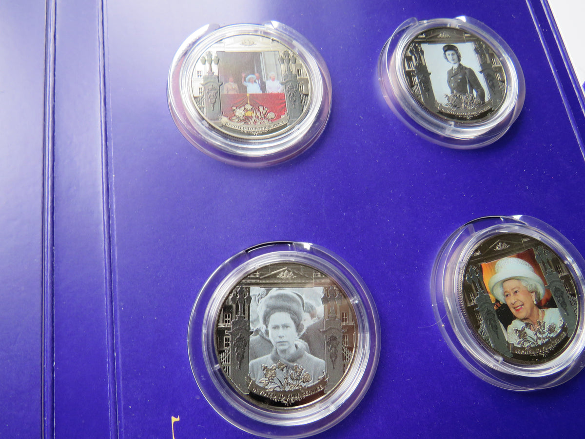 Queen Elizabeth II 1926-2022 Gibraltar Proof Crown Coin Set