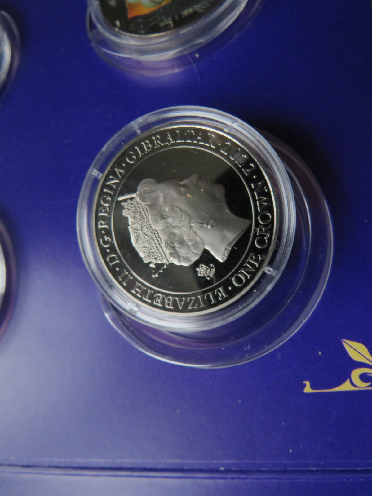 Queen Elizabeth II 1926-2022 Gibraltar Proof Crown Coin Set