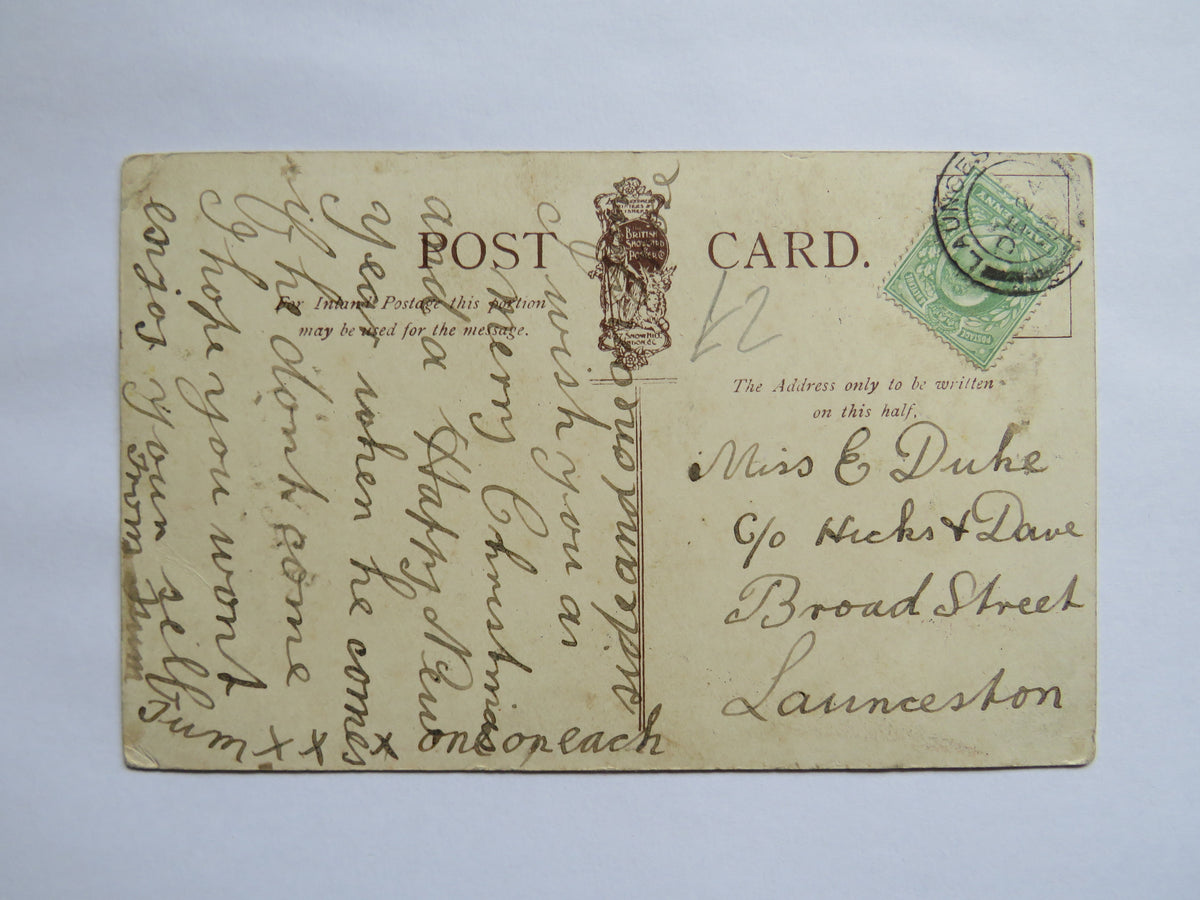 Vintage Postcard of How Goes the World With You? 1908, World Series