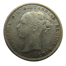 Load image into Gallery viewer, 1883 Queen Victoria Young Head Silver Threepence Coin - Great Britain
