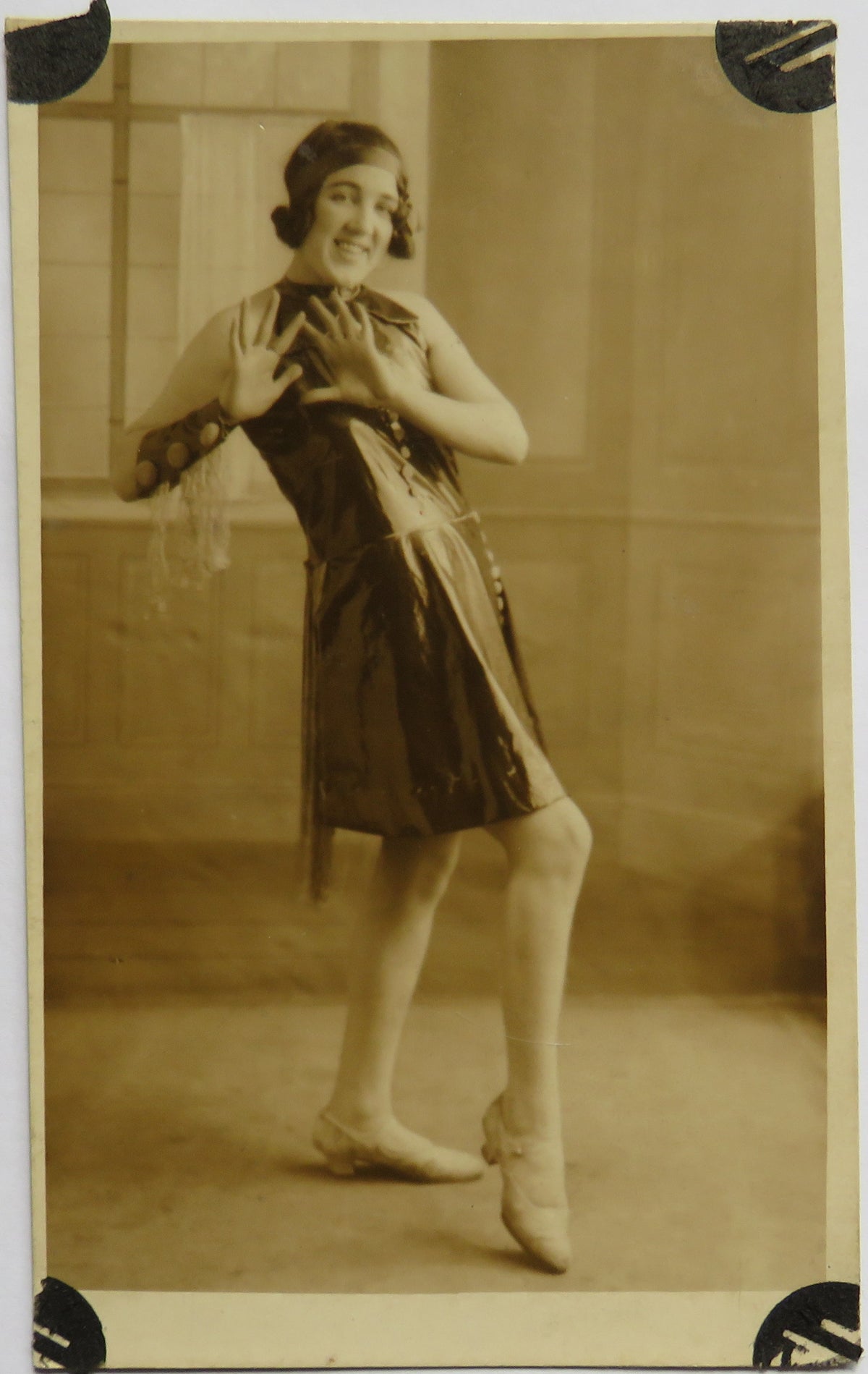Vintage Postcard of Dancing Girl