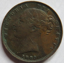 Load image into Gallery viewer, 1853 Queen Victoria Young Head Farthing Coin - Great Britain
