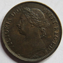 Load image into Gallery viewer, 1891 Queen Victoria Farthing Coin - Great Britain
