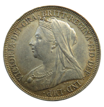 Load image into Gallery viewer, 1900 Queen Victoria Silver Shilling Coin In Higher Grade
