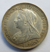 Load image into Gallery viewer, 1900 Queen Victoria Silver Shilling Coin In Higher Grade
