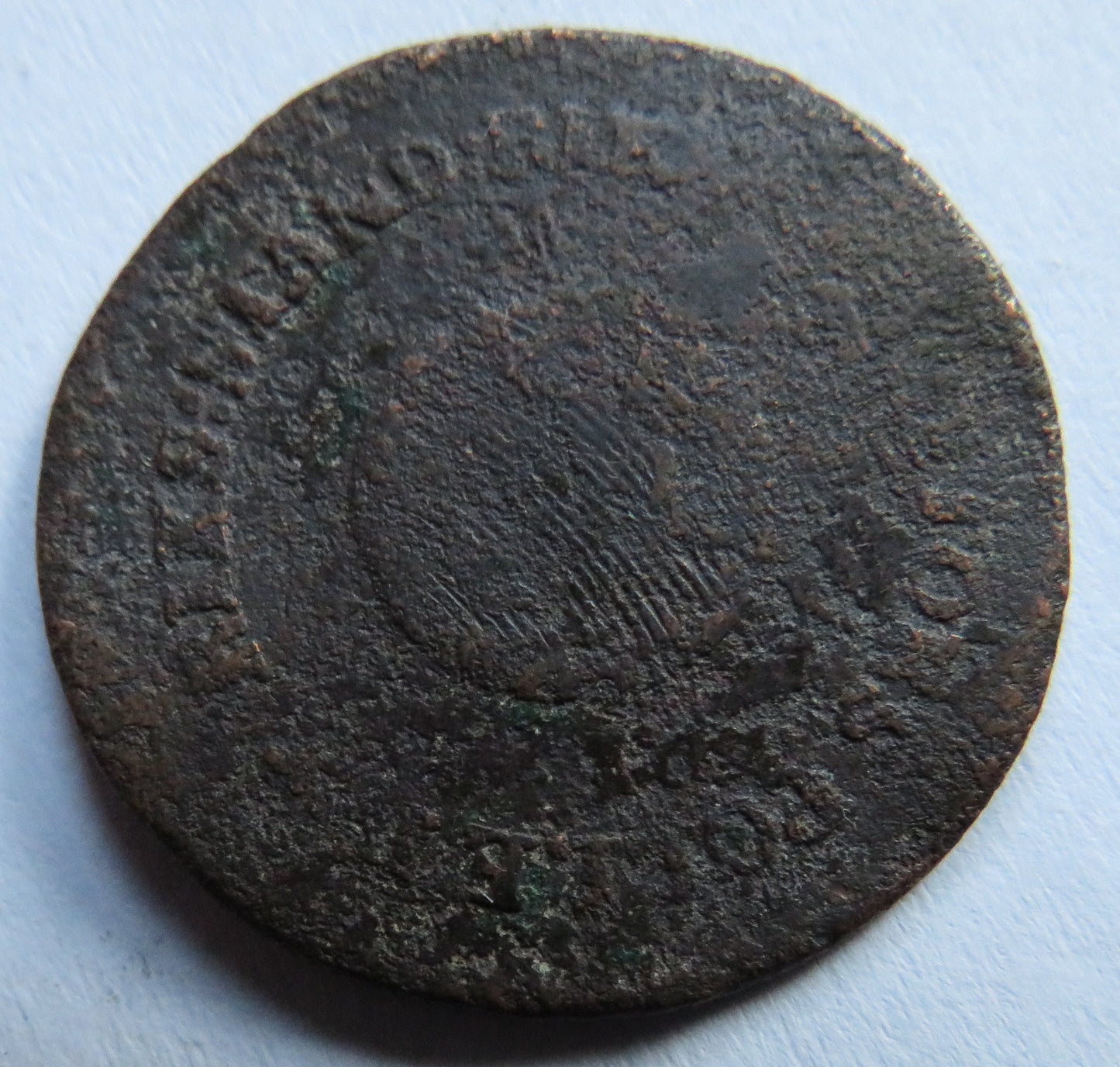 1802 Sweden 1/2 Skilling Coin