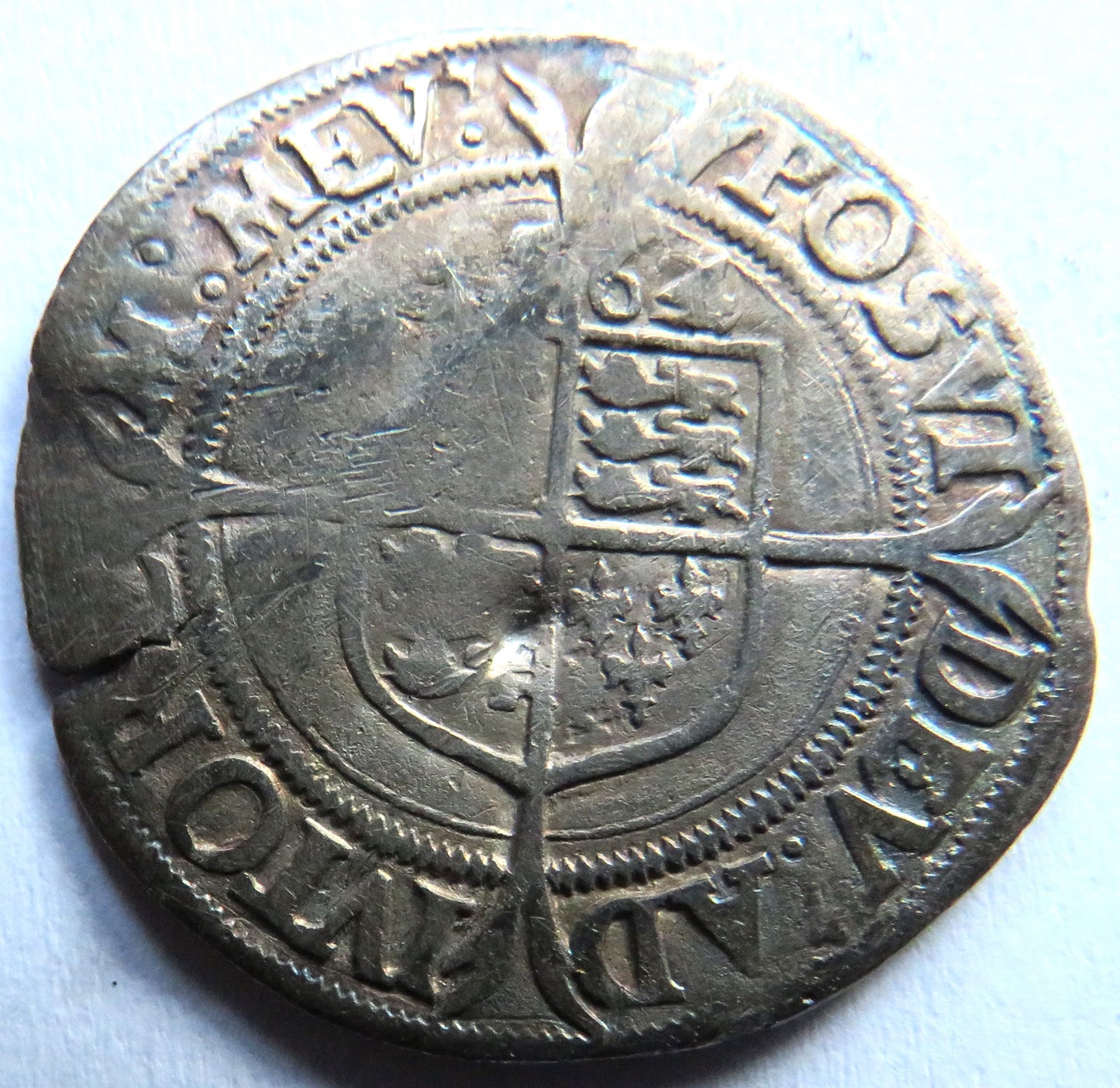 1564 Queen Elizabeth I Hammered Silver Sixpence Coin - England