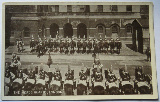 Vintage Postcard of The Horse Guards, London