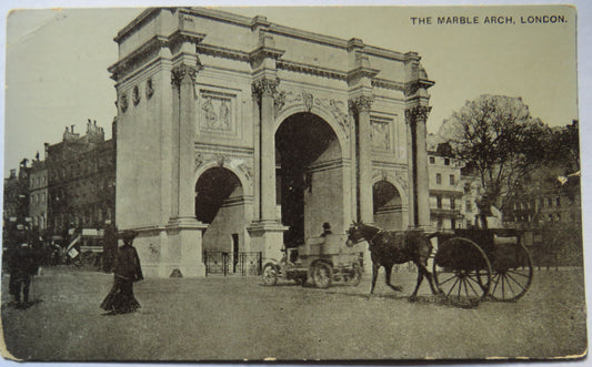 Vintage Postcard of The Marble Arch, London