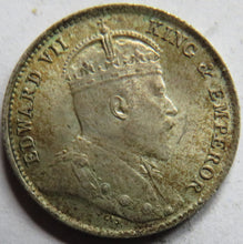 Load image into Gallery viewer, 1905 King Edward VII Hong Kong Silver 5 Cents Coin High Grade
