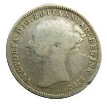 Load image into Gallery viewer, 1878 Queen Victoria Young Head Silver Threepence Coin
