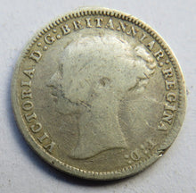 Load image into Gallery viewer, 1878 Queen Victoria Young Head Silver Threepence Coin
