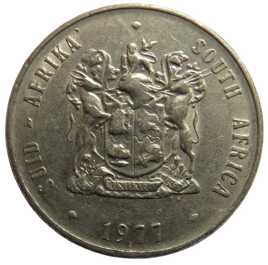 1977 South Africa One Rand Coin