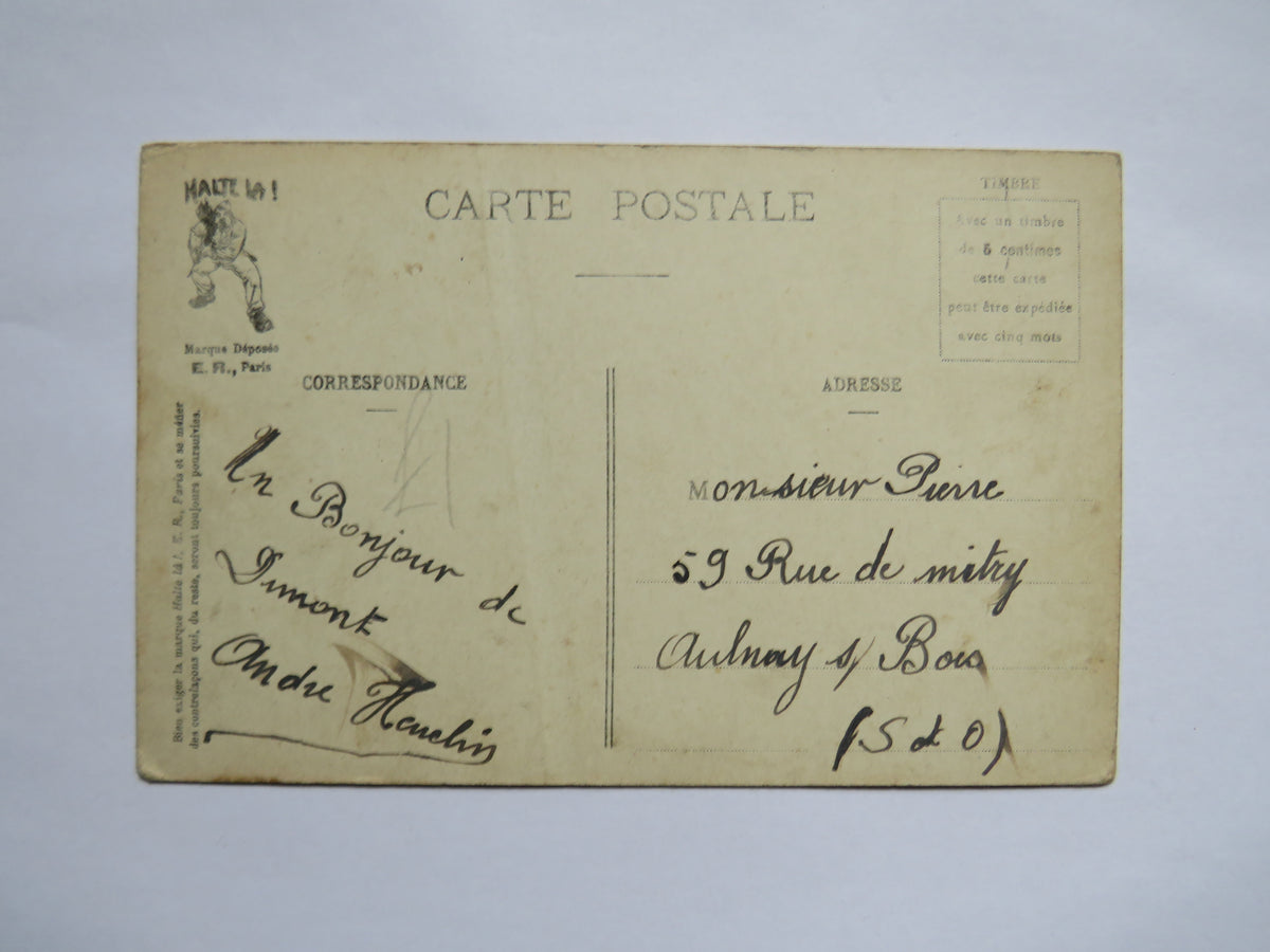 Vintage Postcard of A la garde de Jules, Scenes Militaires - E.R. Paris