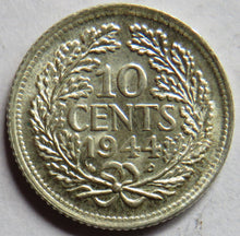 Load image into Gallery viewer, 1944-P Netherlands Silver 10 Cents Coin In High Grade
