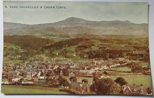 Vintage Postcard of Dolgelley & Cader Idris