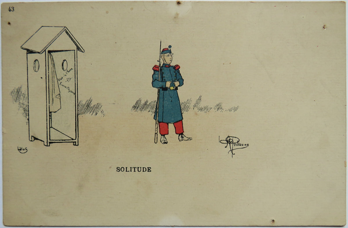 Vintage Postcard of Solitude - Guillaume