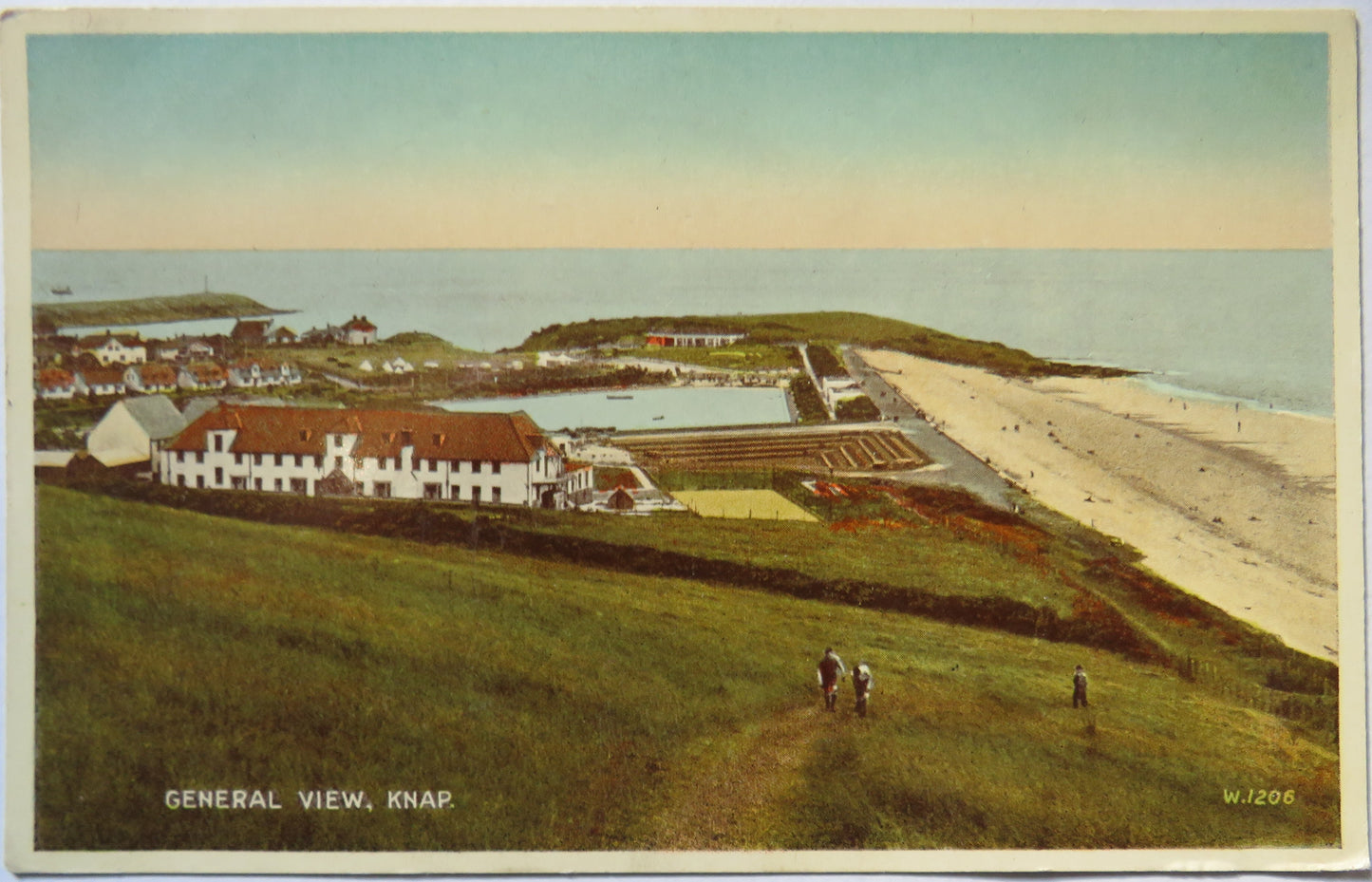 Vintage Postcard of General View, Knap