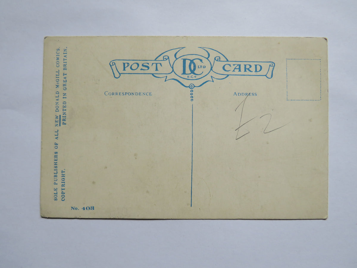 Vintage Postcard of "What's the good of these Presbyterian Crossings...", Comical Vintage Postcard