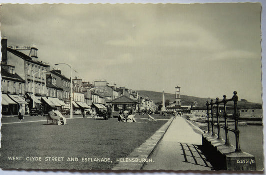 Vintage Postcard of West Clyde Street and Esplanade, Helensburgh