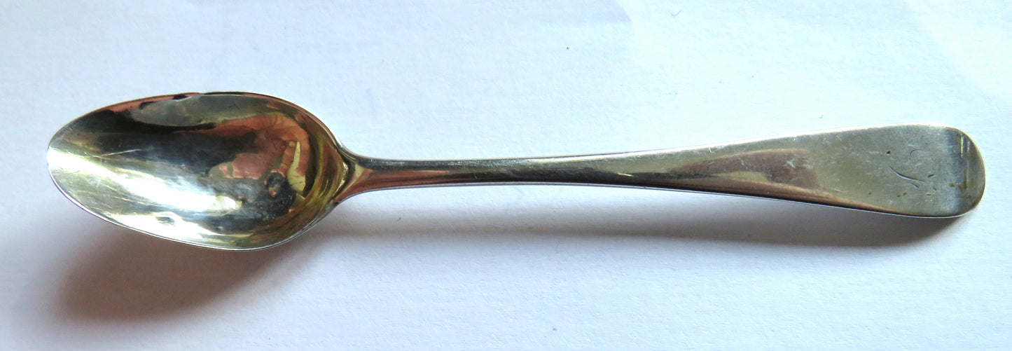 Antique Sterling Silver Georgian Scottish Teaspoon