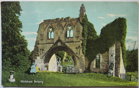 Vintage Postcard of Kirkham Priory