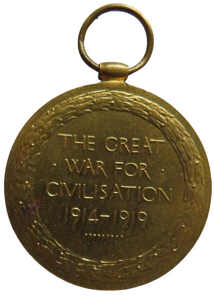 1914-1919 WWI Medal - PTE. W.Burton Liverpool Regiment