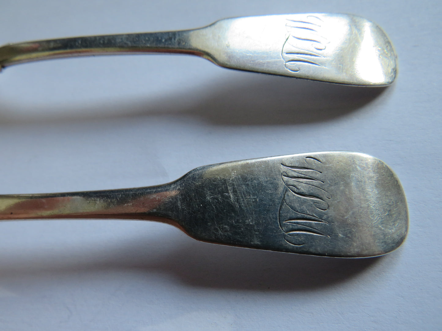 3 Antique Sterling Silver Spoons Hallmarked Edinburgh 1838