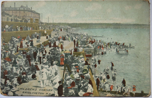 Vintage Postcard of Children's Corner, Bridlington