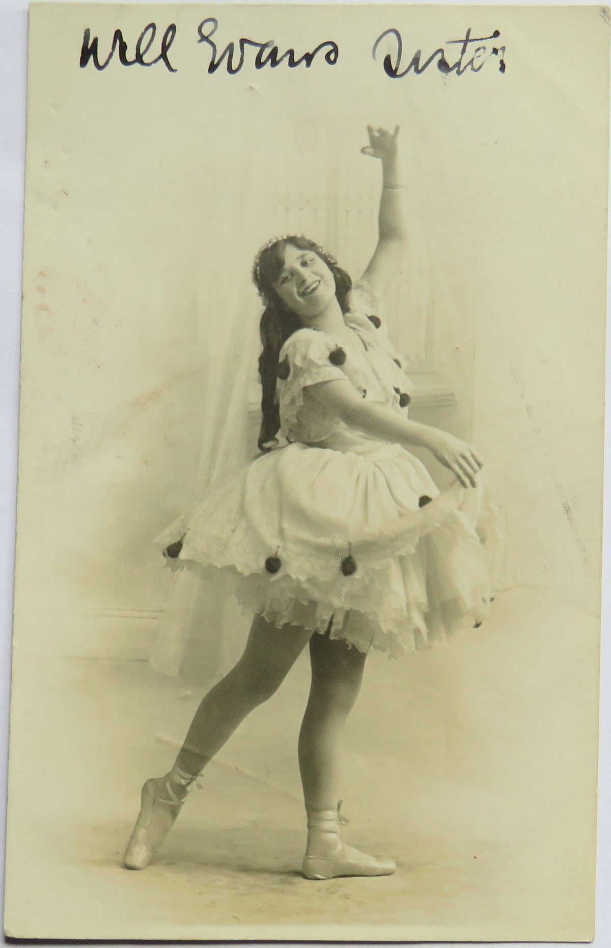 Vintage Postcard of a Ballet Dancer