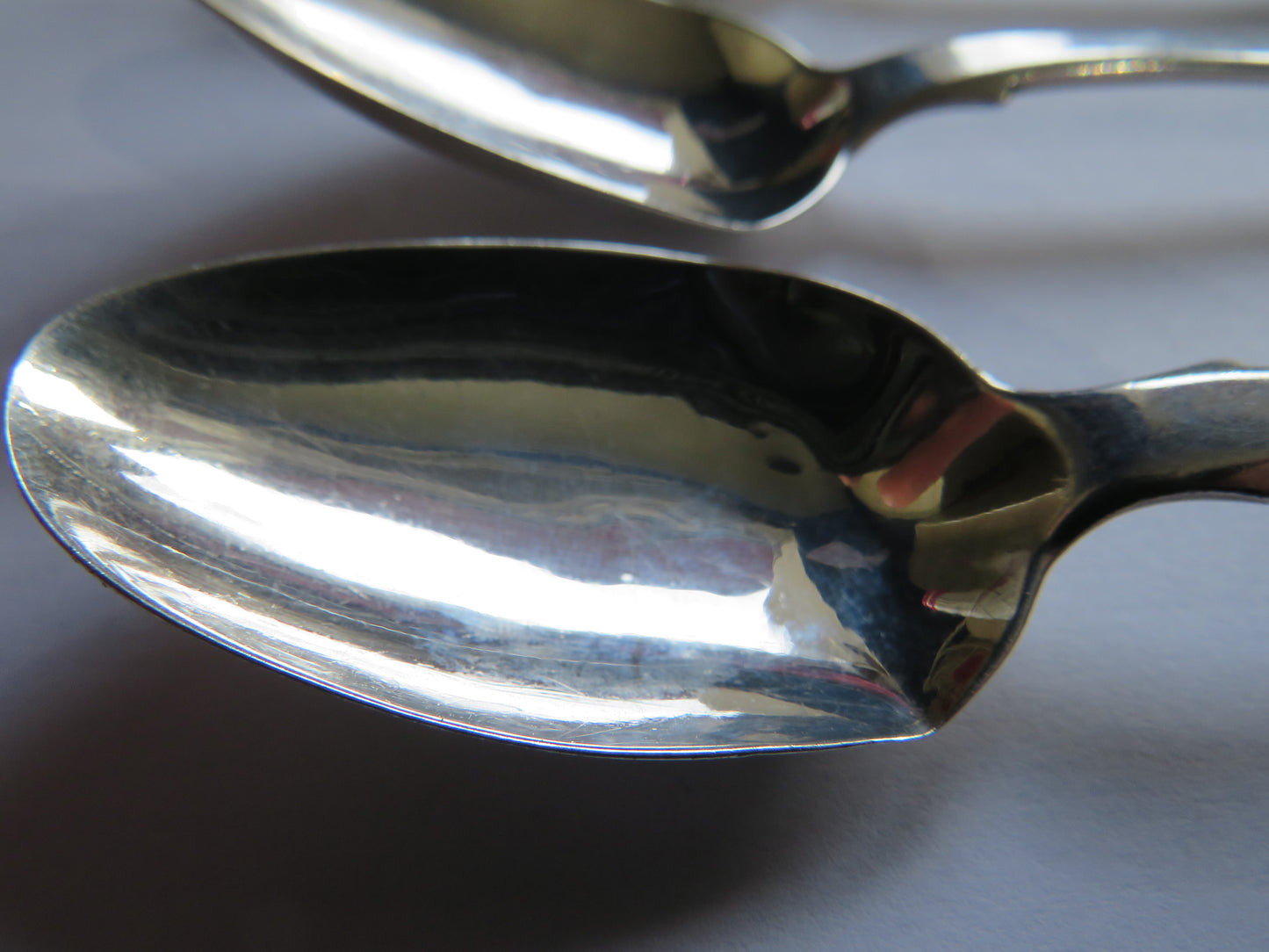 3 Antique Sterling Silver Spoons Hallmarked Edinburgh 1838