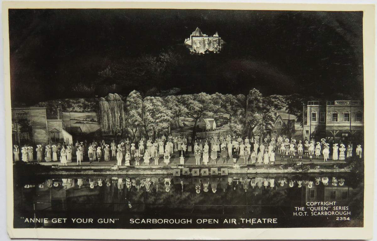 Vintage Postcard of "Annie Get Your Gun", Scarborough Open Air Theatre, 1953
