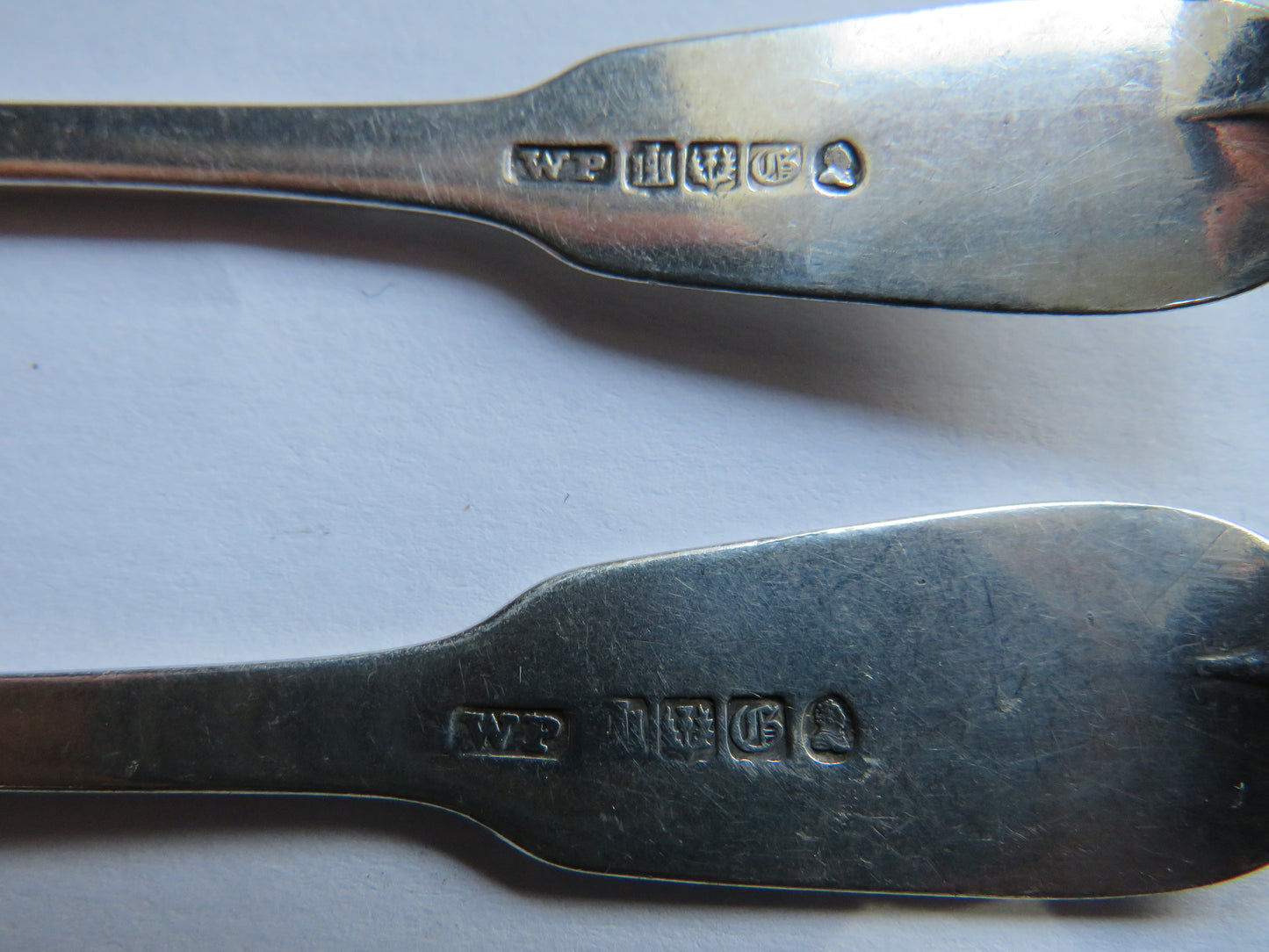 3 Antique Sterling Silver Spoons Hallmarked Edinburgh 1838