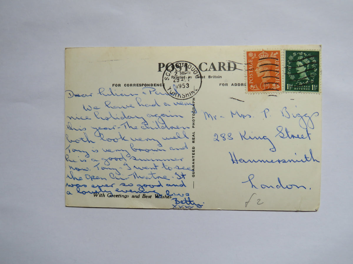 Vintage Postcard of "Annie Get Your Gun", Scarborough Open Air Theatre, 1953