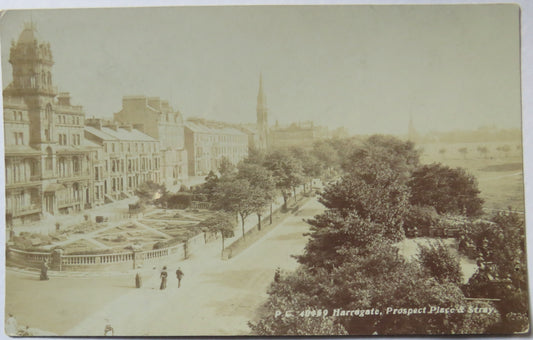 Vintage Postcard of Harrogate, Prospect Place & Stray