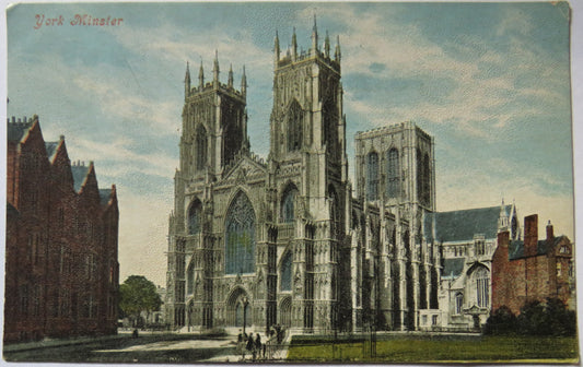 Vintage Postcard of York Minster 1904