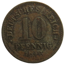 Load image into Gallery viewer, 1916 Germany 10 Pfennig Coin
