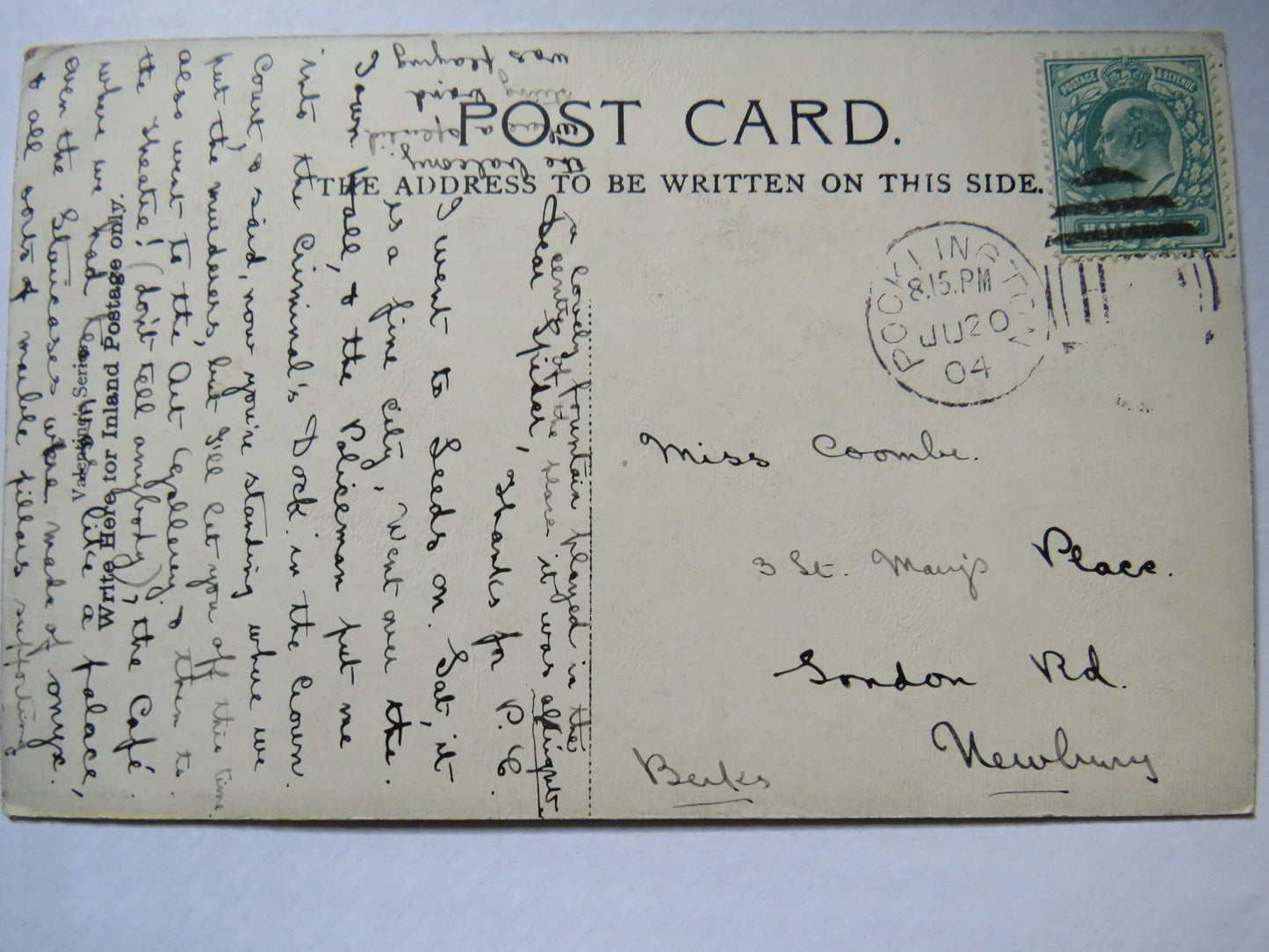 Vintage Postcard of York Minster 1904