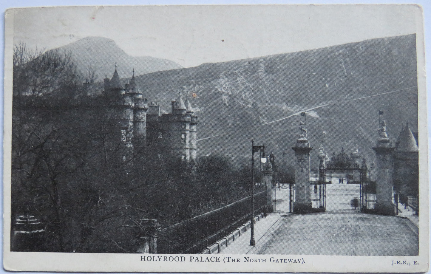 Vintage Postcard of Holyrood Palace (The North Gateway) 1924