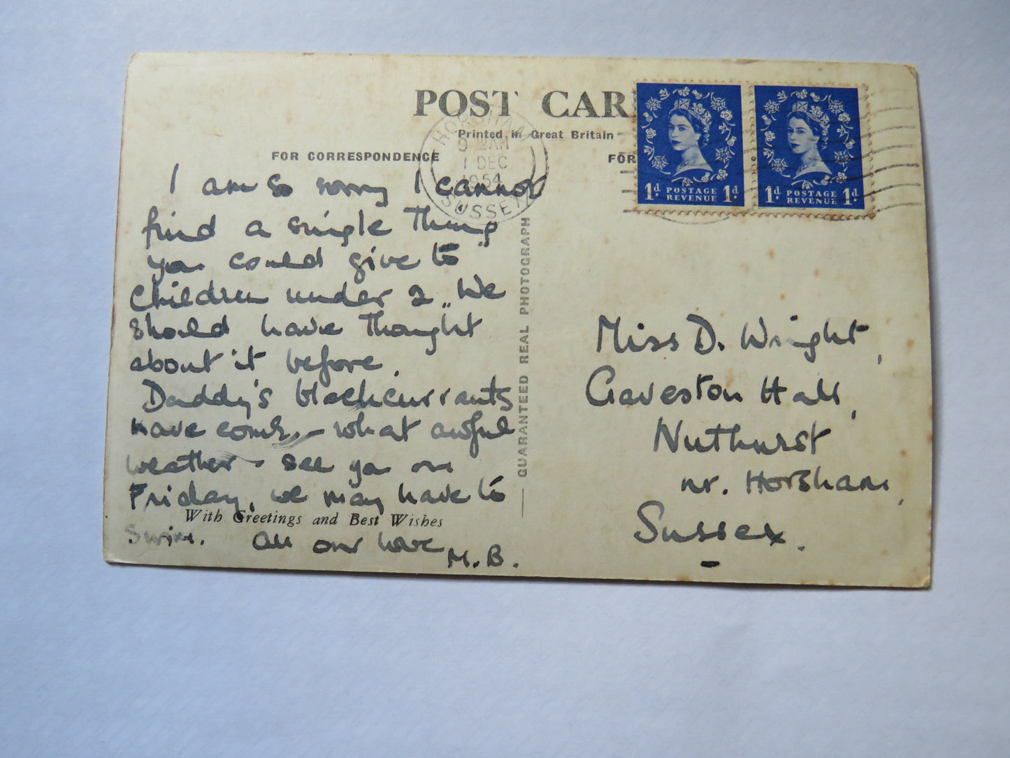 Vintage Postcard of The Fairy Archway, Gough's Caves, Cheddar 1954