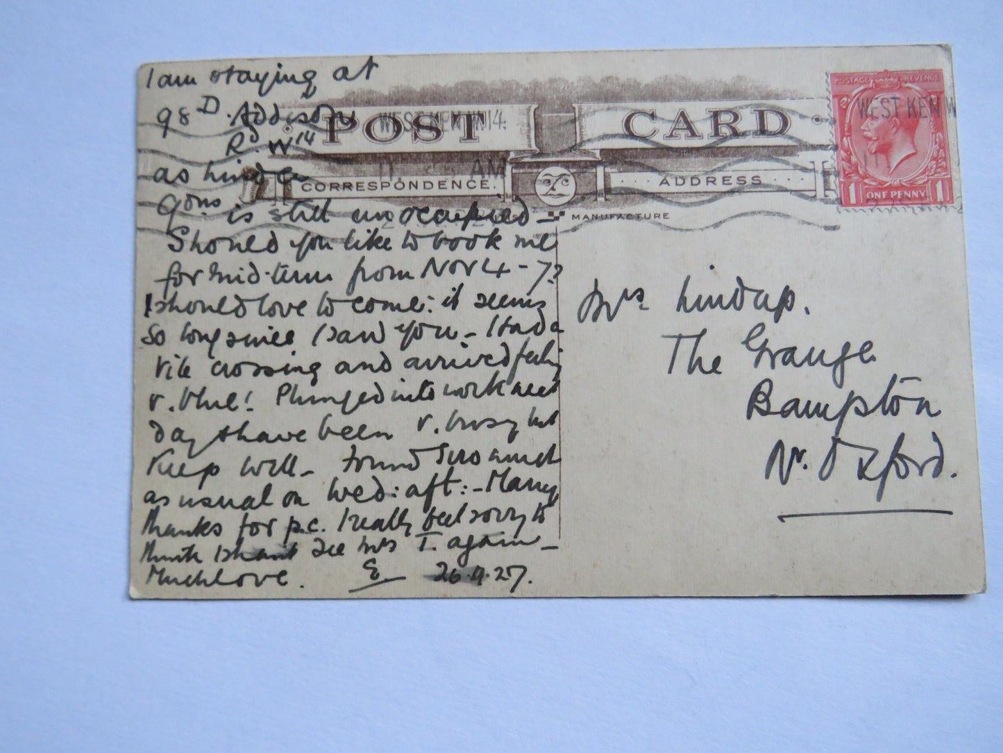 Vintage Postcard of Holyrood Palace