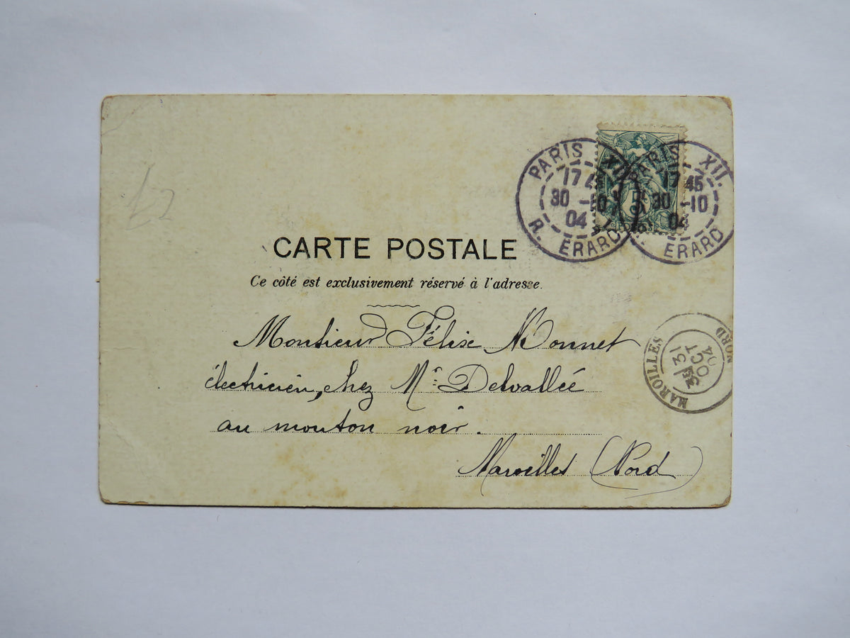 Vintage Postcard of Motifs De Punition- Guillaume, 1904