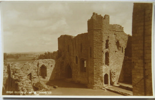 Vintage Postcard of Goodrich Castle