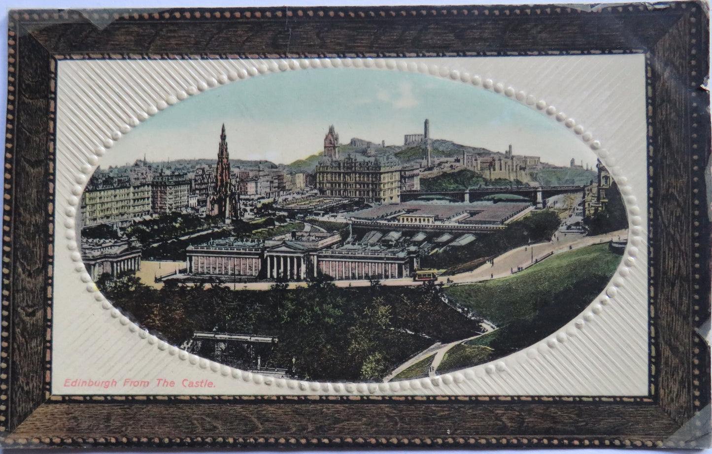 Vintage Postcard of Edinburgh From The Castle