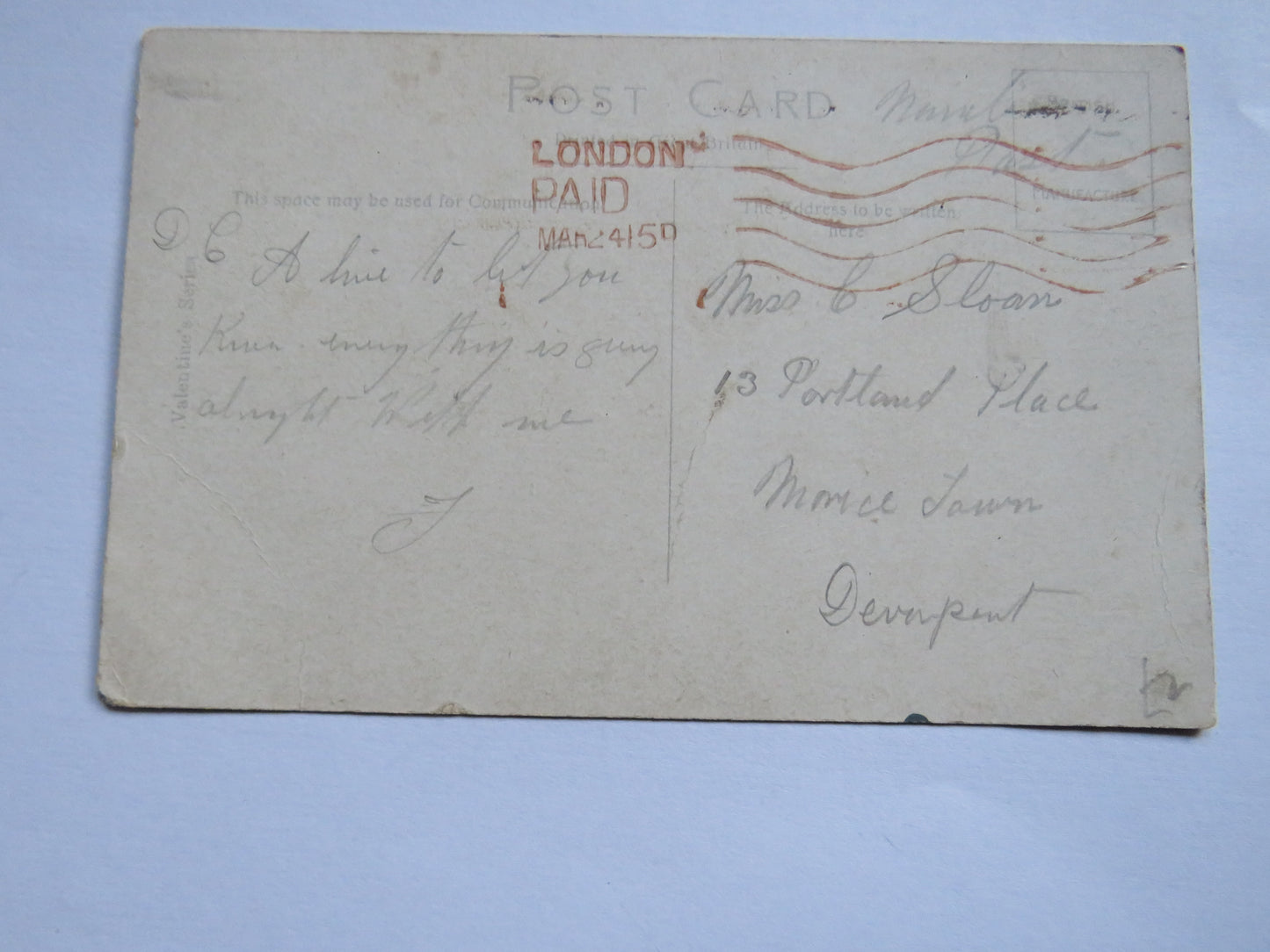 Vintage Postcard of Edinburgh Castle and National Gallery