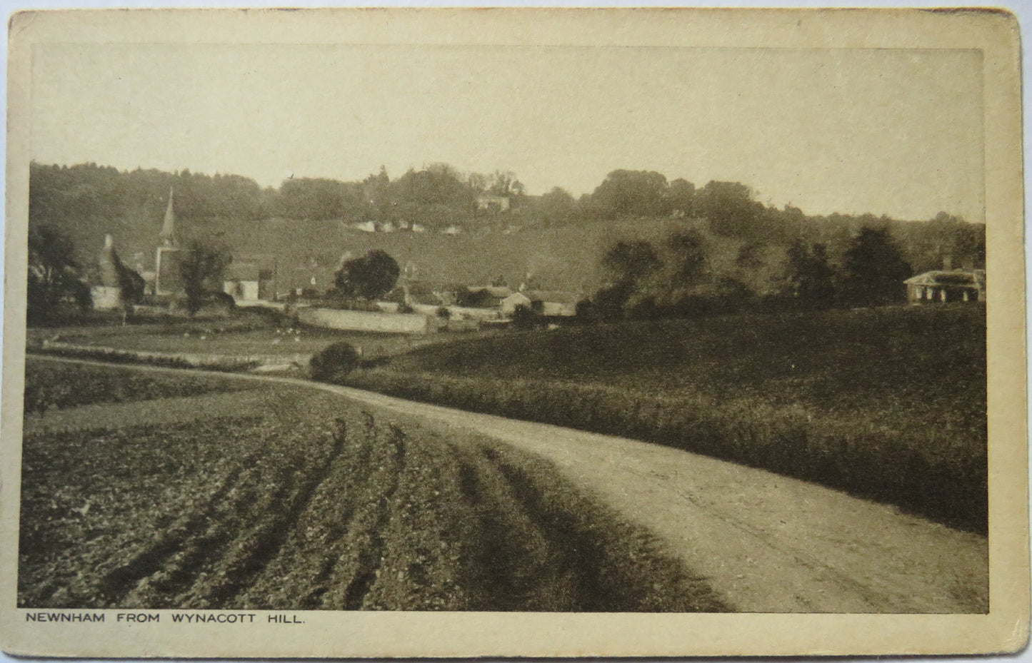Vintage Postcard of Newnham From Wynacott Hill