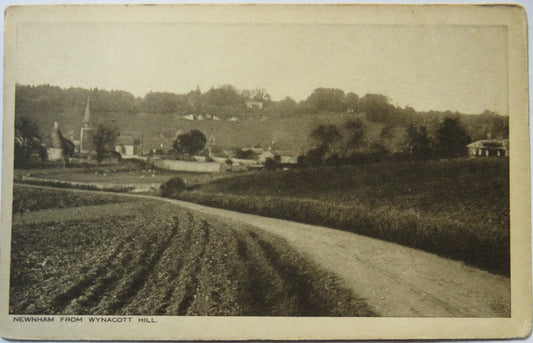 Vintage Postcard of Newnham From Wynacott Hill