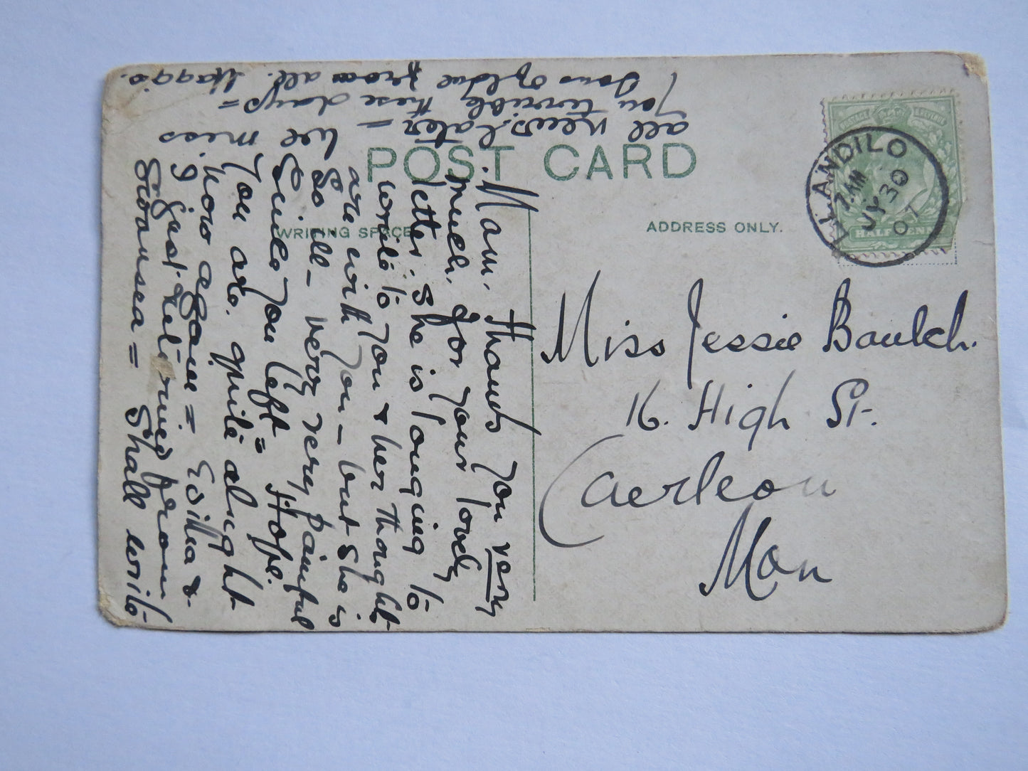 Vintage Postcard of Holyrood Palace, Edinburgh 1907