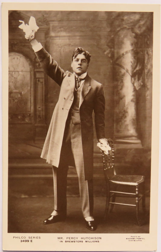 Vintage Postcard of Mr. Percy Hutchinson in Brewsters Millions, Philco Series 3499 E image 1
